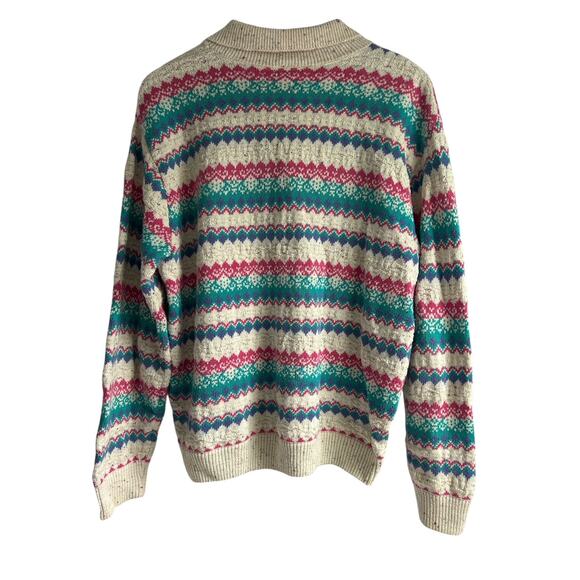 Northern Reflections Vintage Women’s Size Small Petite 100% Cotton Polo Sweater - Picture 2 of 6